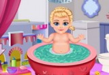 العاب استحمام الاطفال صوفيا وآنا